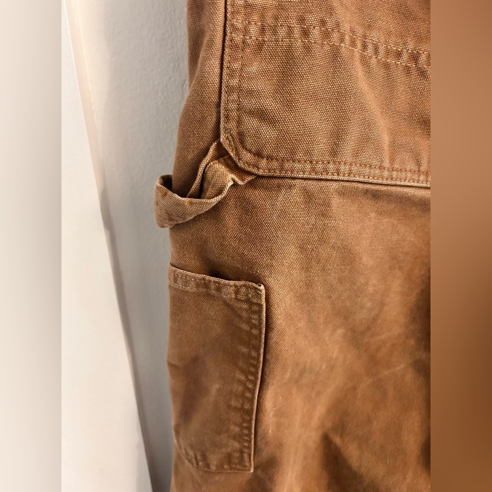 Carhartt Men's Tan Carpenter pants 2007 38x30 - Picture 6 of 7